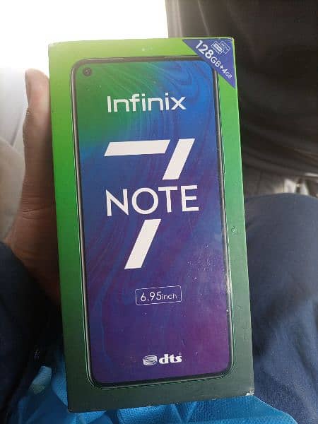 Infinix not 7  4/128 gb Whatsapp. . 03096895801 1