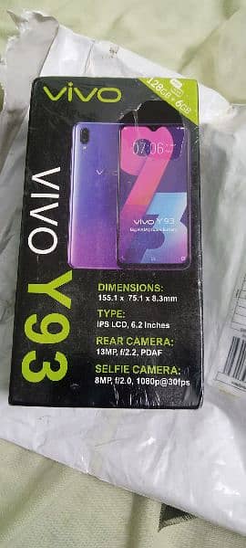 vivo y93S pin pack condition 2