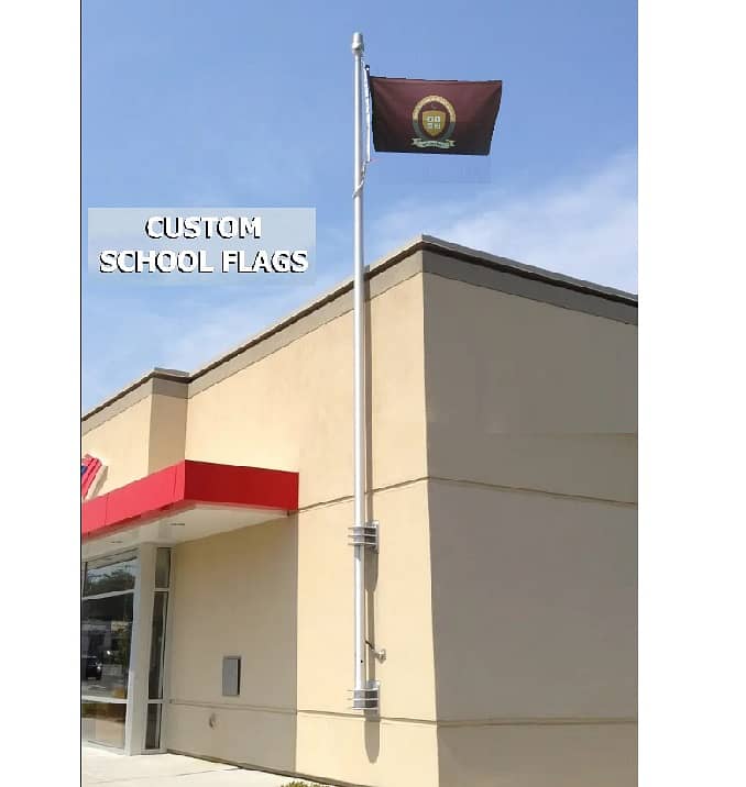 Flag & pole for school, College, University for office decoration 1