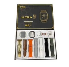 Ultra 9 Smart Watch with 7 different stripes & free silicon protector