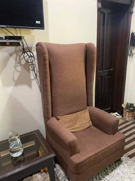 2 High back sofa chair for sale in good condition 2