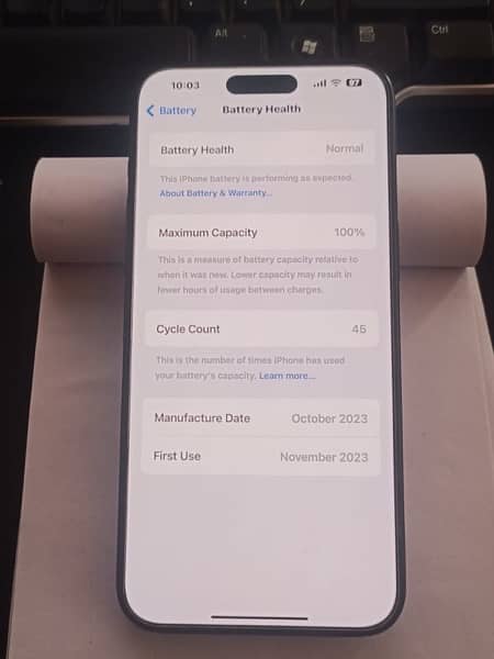 iPhone 15 Pro Max 256 GB Blue Titanium 4