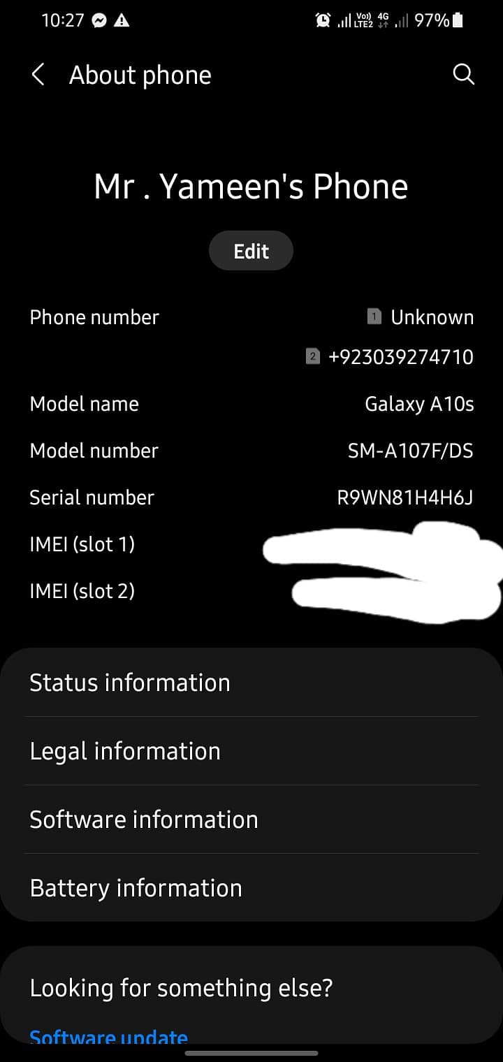 (Original)  Galaxy Samsung A10s (Dual Sim) Full Clear Condition. 5