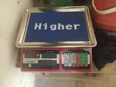 shop rack counter And digital weight scale
