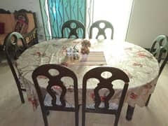 Dinning Table with 6 Chairs 0