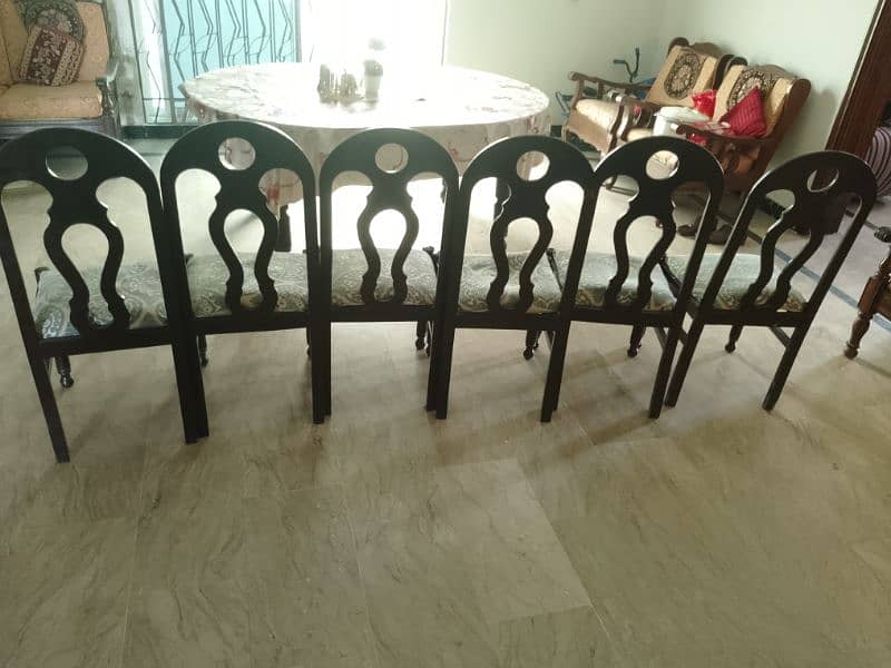 Dinning Table with 6 Chairs 7