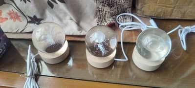 3D crystal lamp light 0