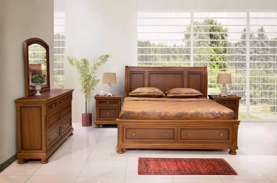 Bed Set/Poshish bed/Bedroom Set/King Size beds/Double Bed 1