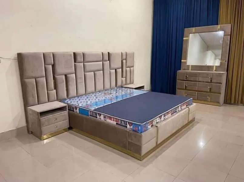 Bed Set/Poshish bed/Bedroom Set/King Size beds/Double Bed 11