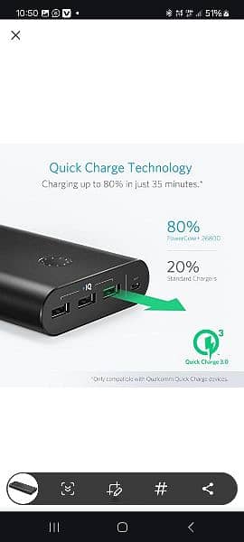 Anker 27000 mAh Fast Charger Only 5 Time Charge Mobile 3