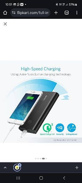 Anker 27000 mAh Fast Charger Only 5 Time Charge Mobile 4