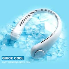 Stay Cool Anywhere with the Neck Hanging Fan! Hanging Neck Fan
