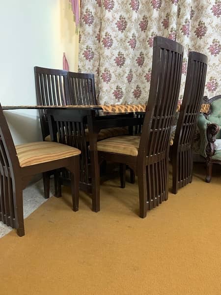 6 Chairs Dining Table 3