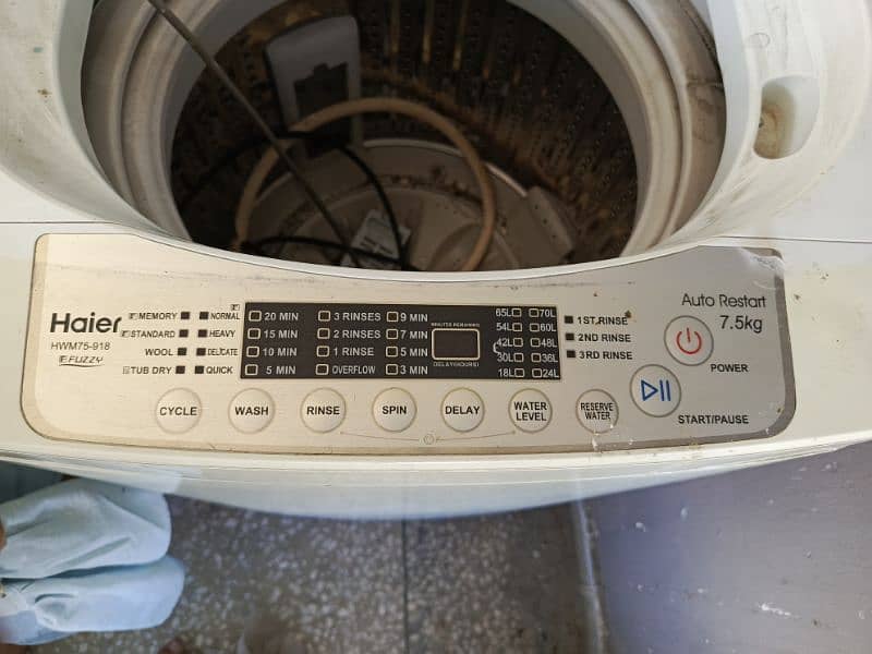 Haier automatic washing machine 3