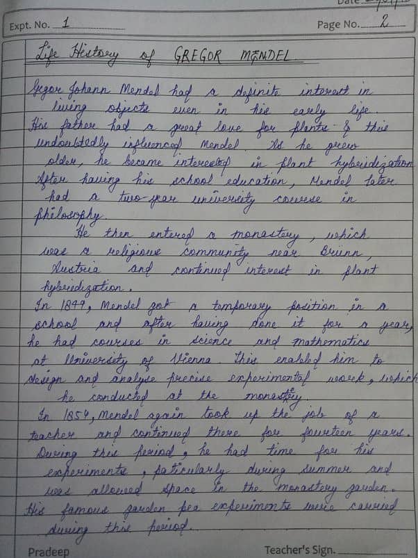 Hand writing assignment written 3