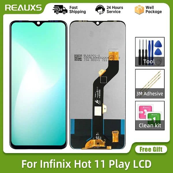 infinix hot 11 play Touch and lcd 1