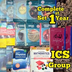 complete first year books set | ICS group complete book set with guide
