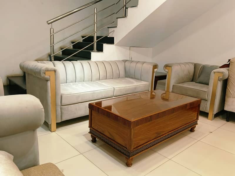Wooden Sofa/ Sofa Set/Luxury Sofa Set/3 Seater sofa sets/Deewan Sofas 2