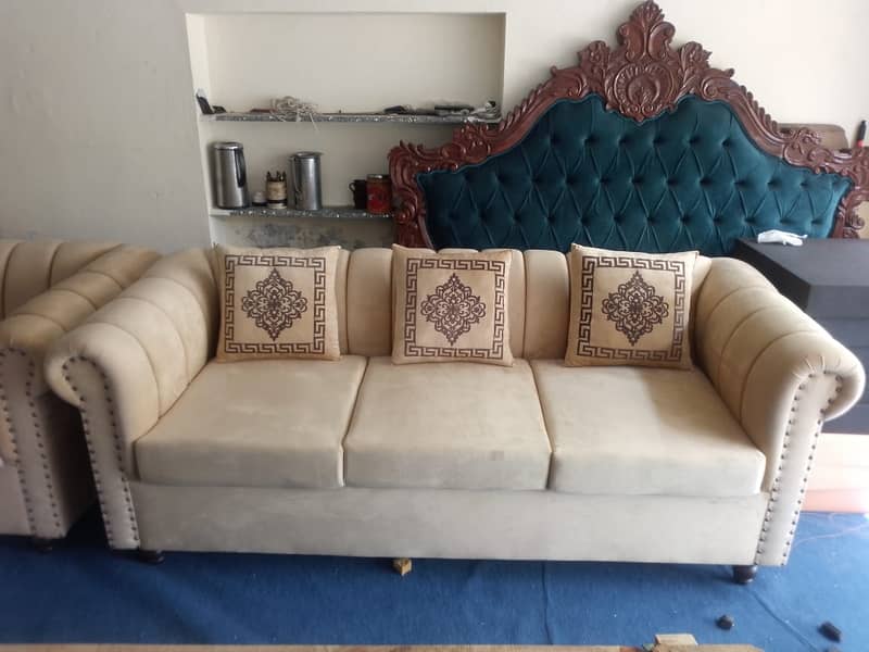 Wooden Sofa/ Sofa Set/Luxury Sofa Set/3 Seater sofa sets/Deewan Sofas 3
