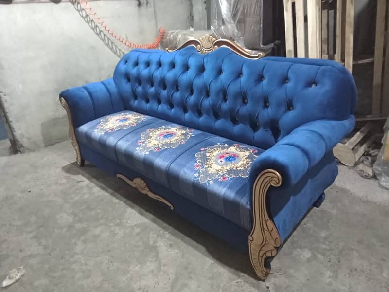 Wooden Sofa/ Sofa Set/Luxury Sofa Set/3 Seater sofa sets/Deewan Sofas 5