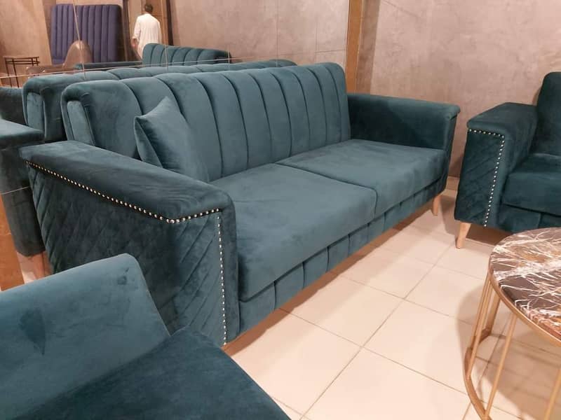 Wooden Sofa/ Sofa Set/Luxury Sofa Set/3 Seater sofa sets/Deewan Sofas 19
