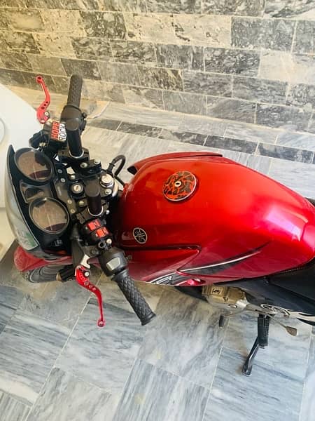 Yamaha ybr 125 2015 model gujrat num exchange also possible 3