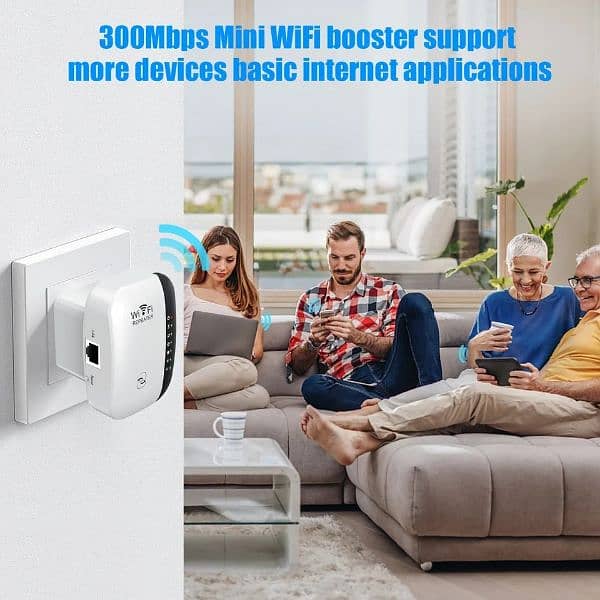 Wireless WiFi Repeater 300Mbps WiFi extender amplifier booster router. 5