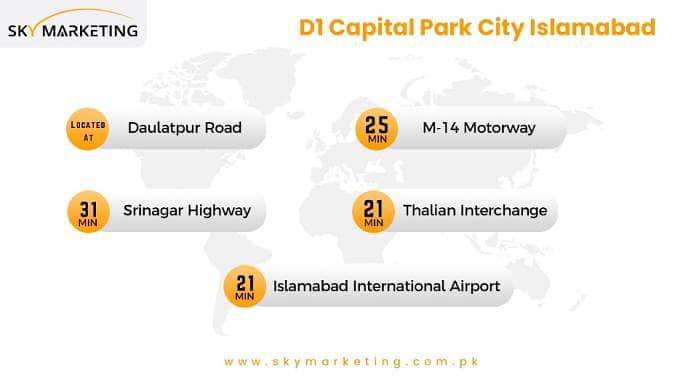 Plot for Sale in D1 Capital Park City ISlamabad 0
