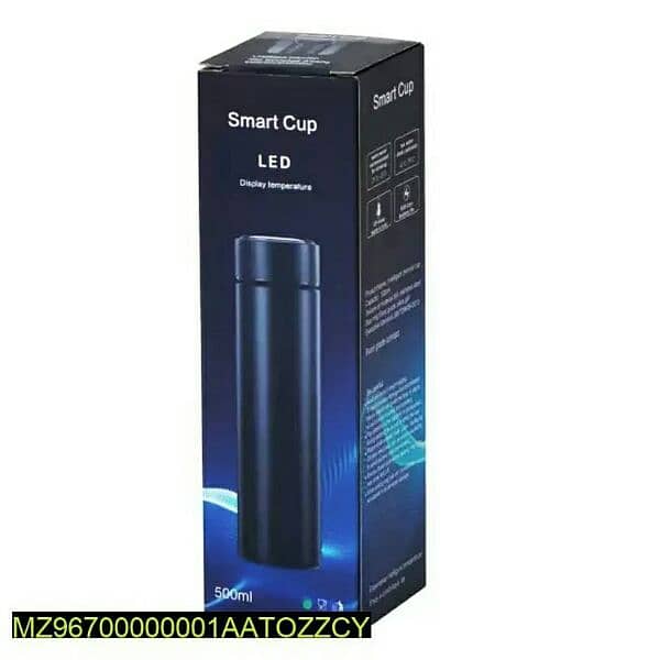 Smart Thermos Water Bottle with LED Digital Temperature Display, 500ml 2