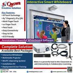 Smart Whiteboard, Interactive Board, Interactive Touch  Display IFP