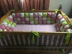 large size Baby Cot / kids bed + mattress