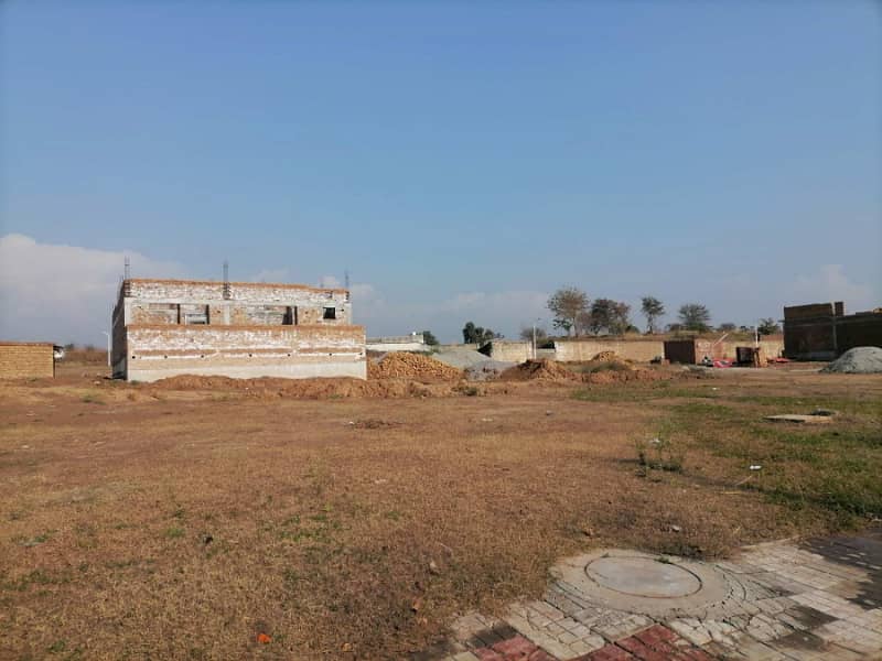 Gulberg Green Block D 5 Kanal Farm House Plot With Semi Boundary Wall And Guard Room 3