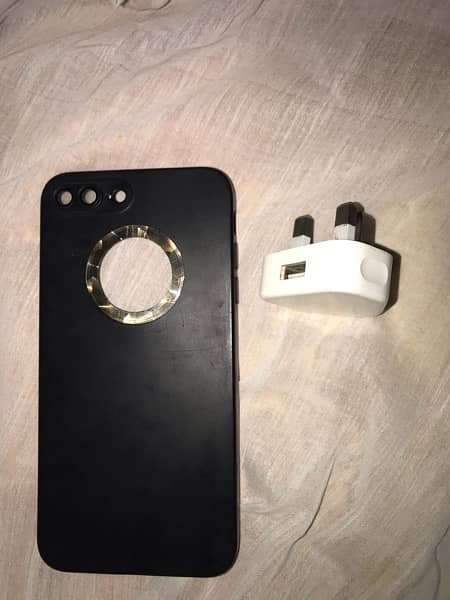 Iphone 7plus With Original Apple Charger & Silicon Back Cover. 3