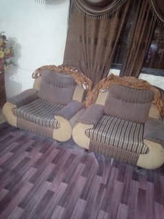 5 Seater Sofa Set with Cover