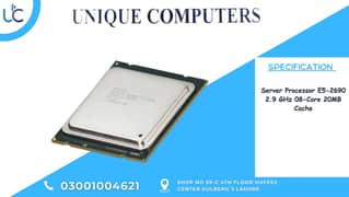 Server Processor E5-2690 2.9 GHz 08-Core 20MB Cache