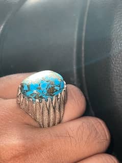 Shajari Feroza  (Turquoise) Stone Silver Ring
