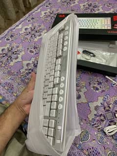 Redragon K621 Horus TKL Wireless RGB Mechanical Keyboard (White)