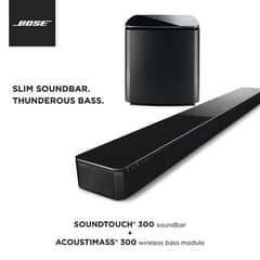 Bose sound bar with boofer original
