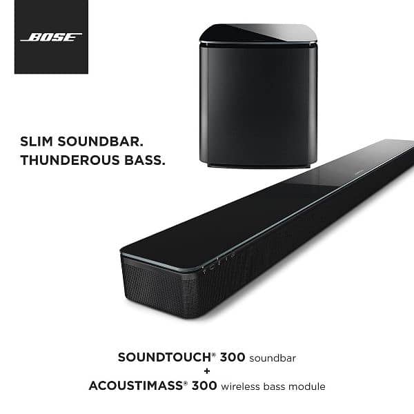 Bose sound bar with boofer original 0