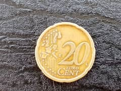 20 euro cent coin 0