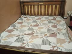 wooden bed full size pure sheesham