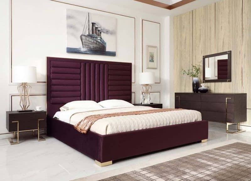 dubal bed/wooden beds/Turkish design/factory rets 17
