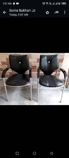 02 Leather/Steel Chairs 1