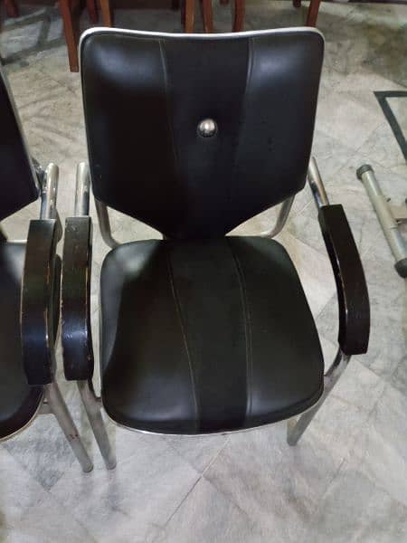 02 Leather/Steel Chairs 2