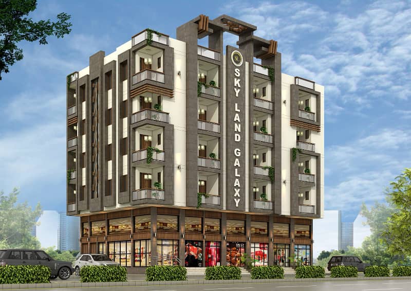 1 BED LOUNGE WEST OPEN APARTMENT ON BOOKING SKYLAND GALAXY At Prime Location Of Surjani Town 6