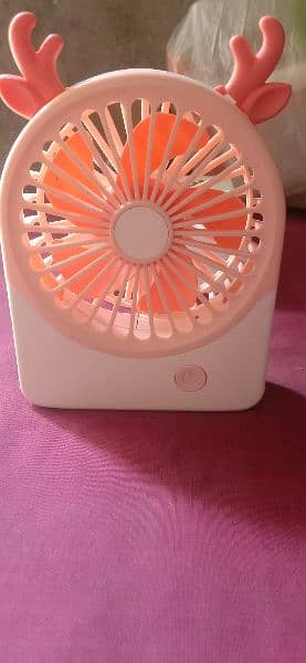 Mini charging fan 4