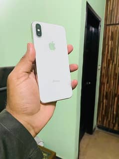 Iphone X 64GB PTA Approve white colour