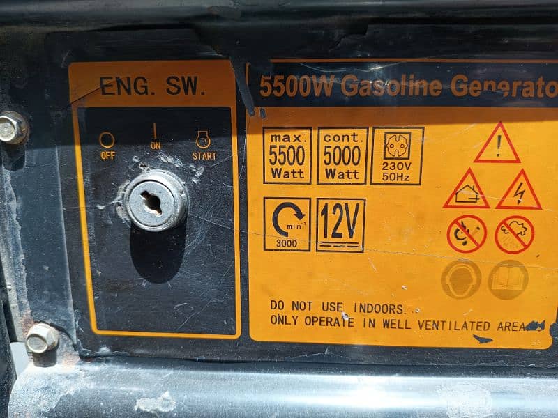 5500 Watts Potable Petrol & Gas Generator 0