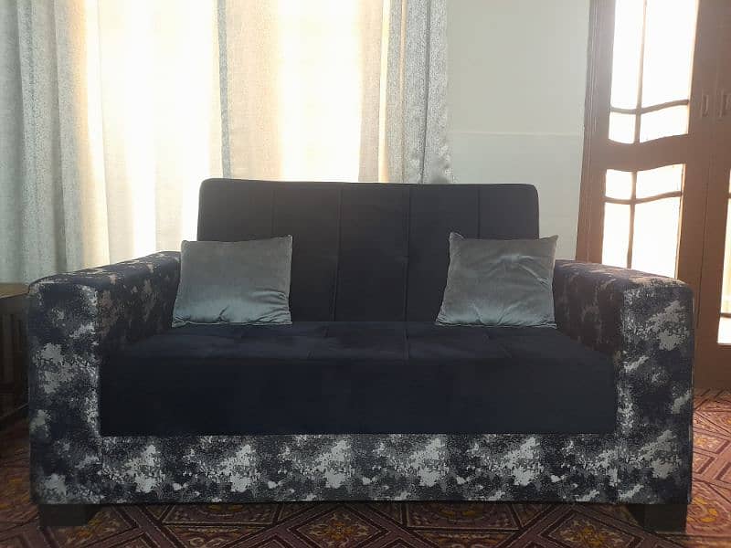 7 Seater Sofa set ( 3 seater sofa cum bed) 2