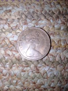 NEW PENCE 2 OLD COIN ELIZABETH